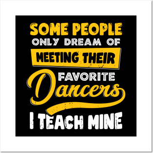 Dancing Coach Instructor Dance Teacher Gift Posters and Art